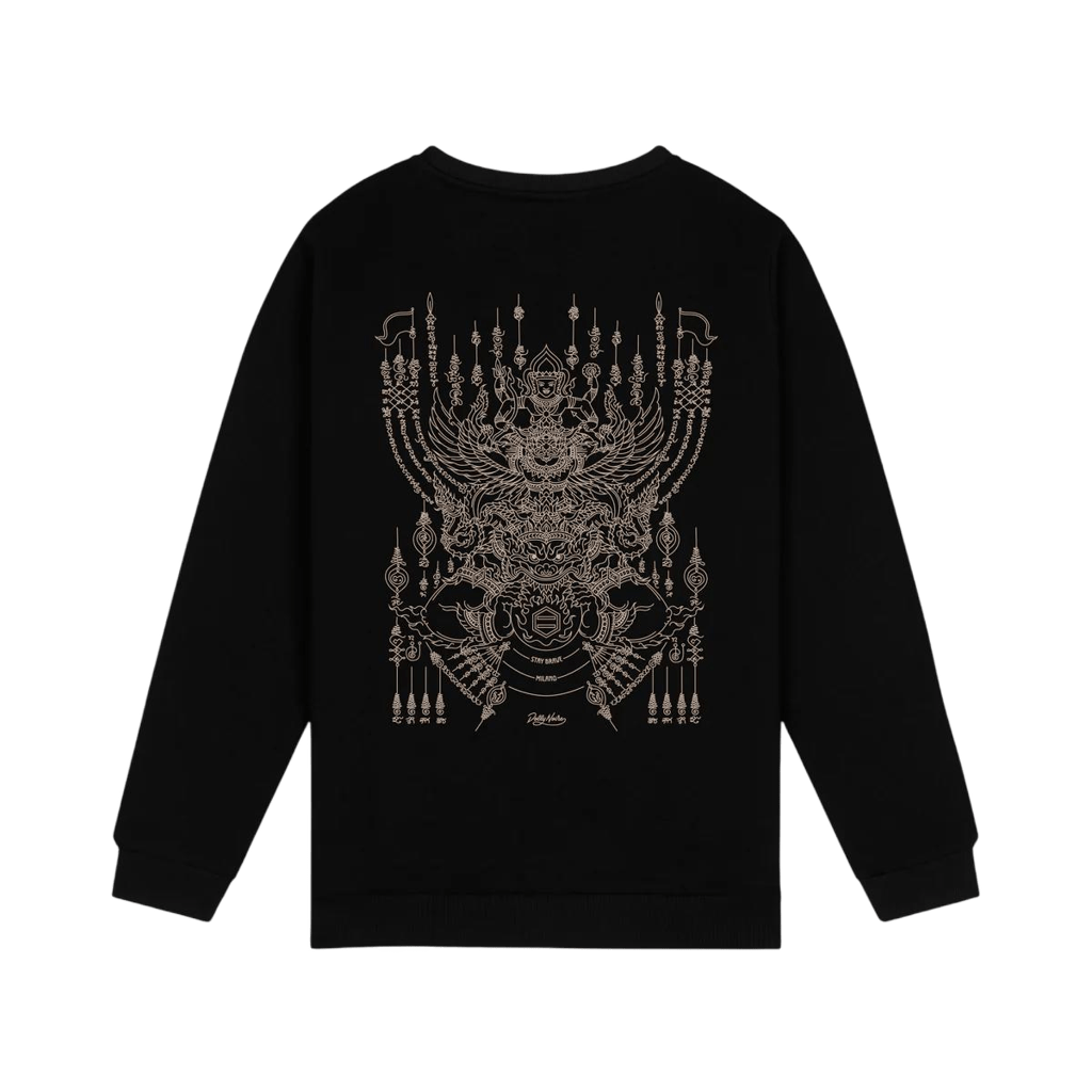 Felpa Dolly Noire The Mooneater crewneck black