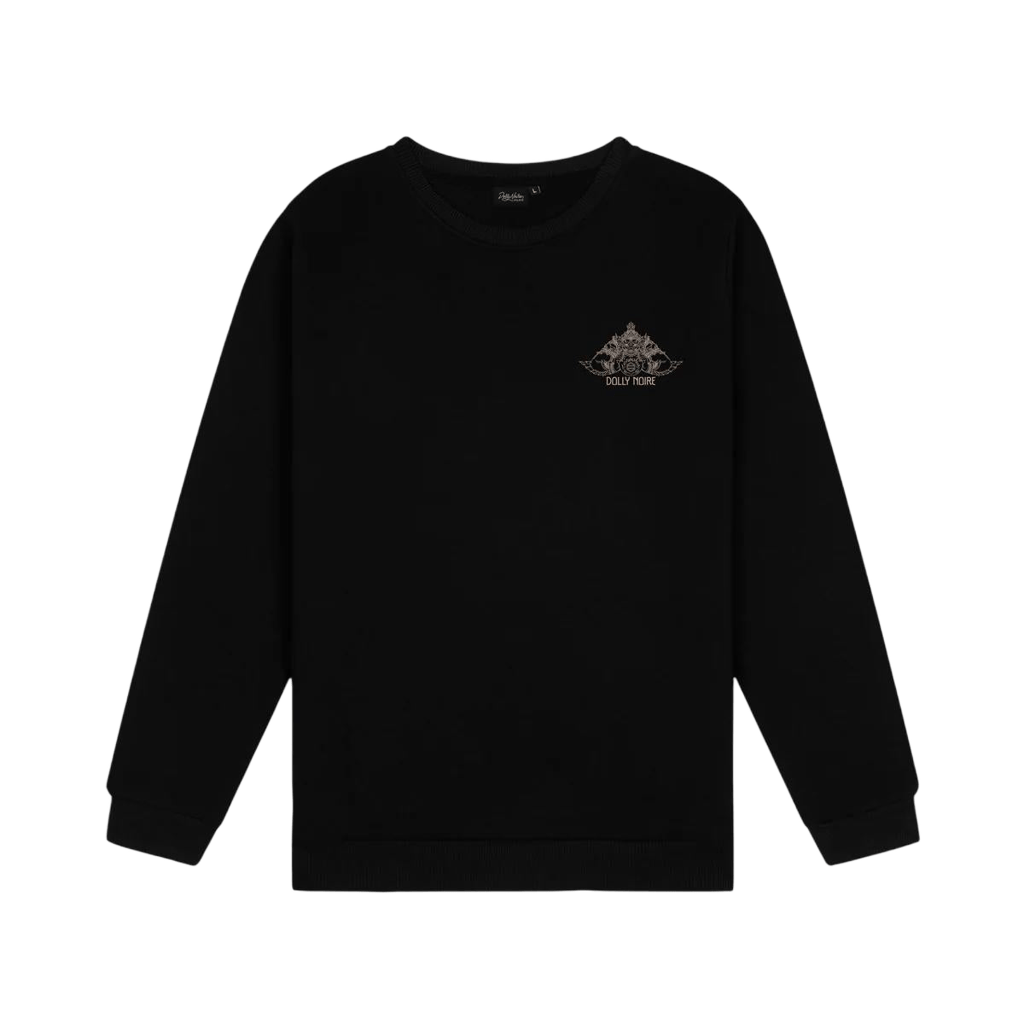 Felpa Dolly Noire The Mooneater crewneck black