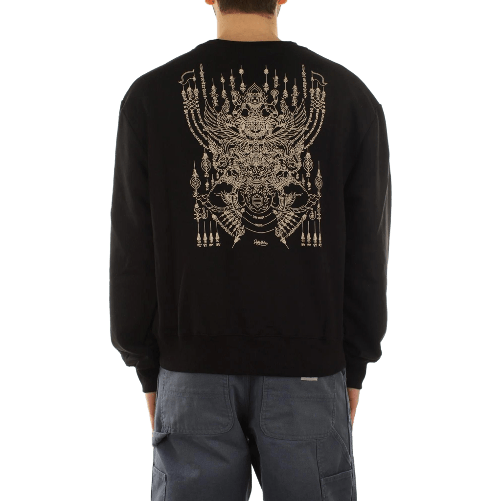Felpa Dolly Noire The Mooneater crewneck black