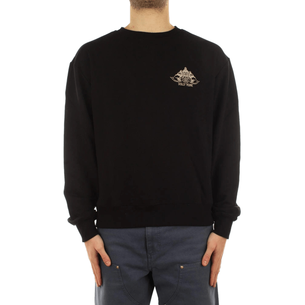 Felpa Dolly Noire The Mooneater crewneck black