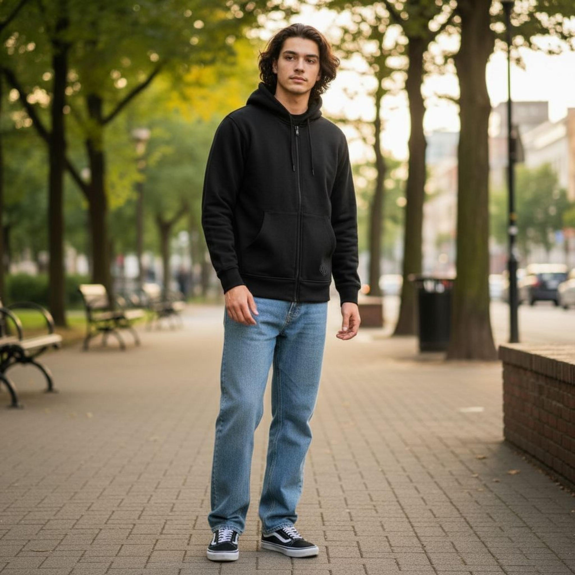 Felpa Ghettoblaster Basic Zip black