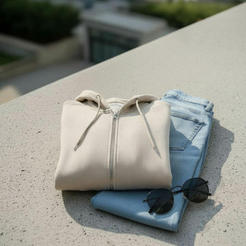 Felpa Ghettoblaster Basic Zip hoodie butter