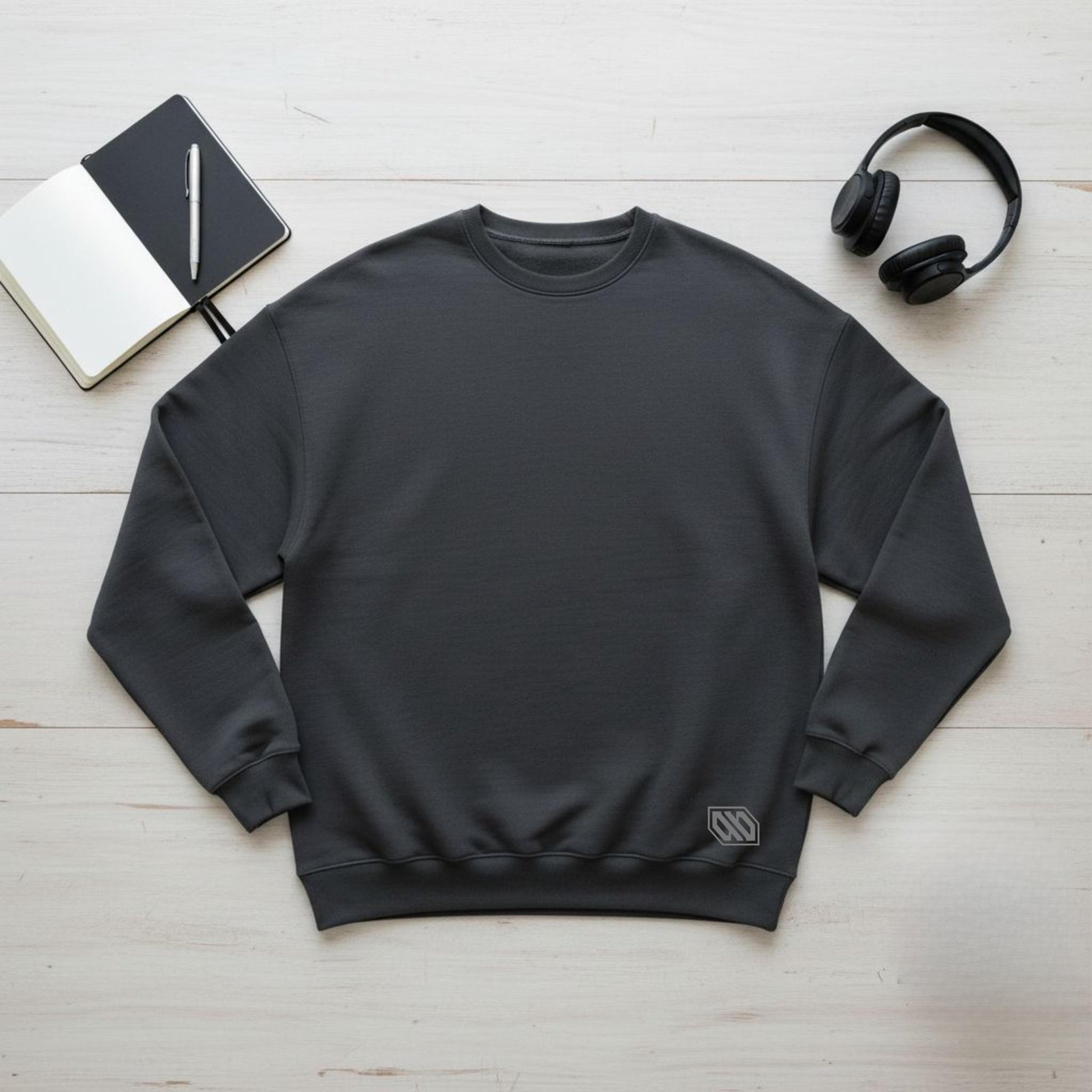 Felpa Ghettoblaster Basic crewneck asphalt grey