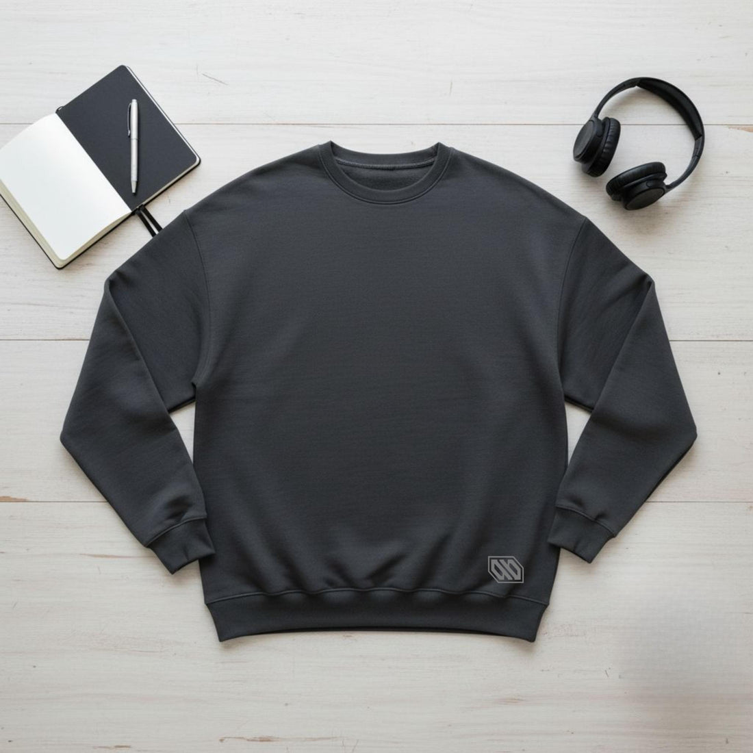 Felpa Ghettoblaster Basic crewneck asphalt grey