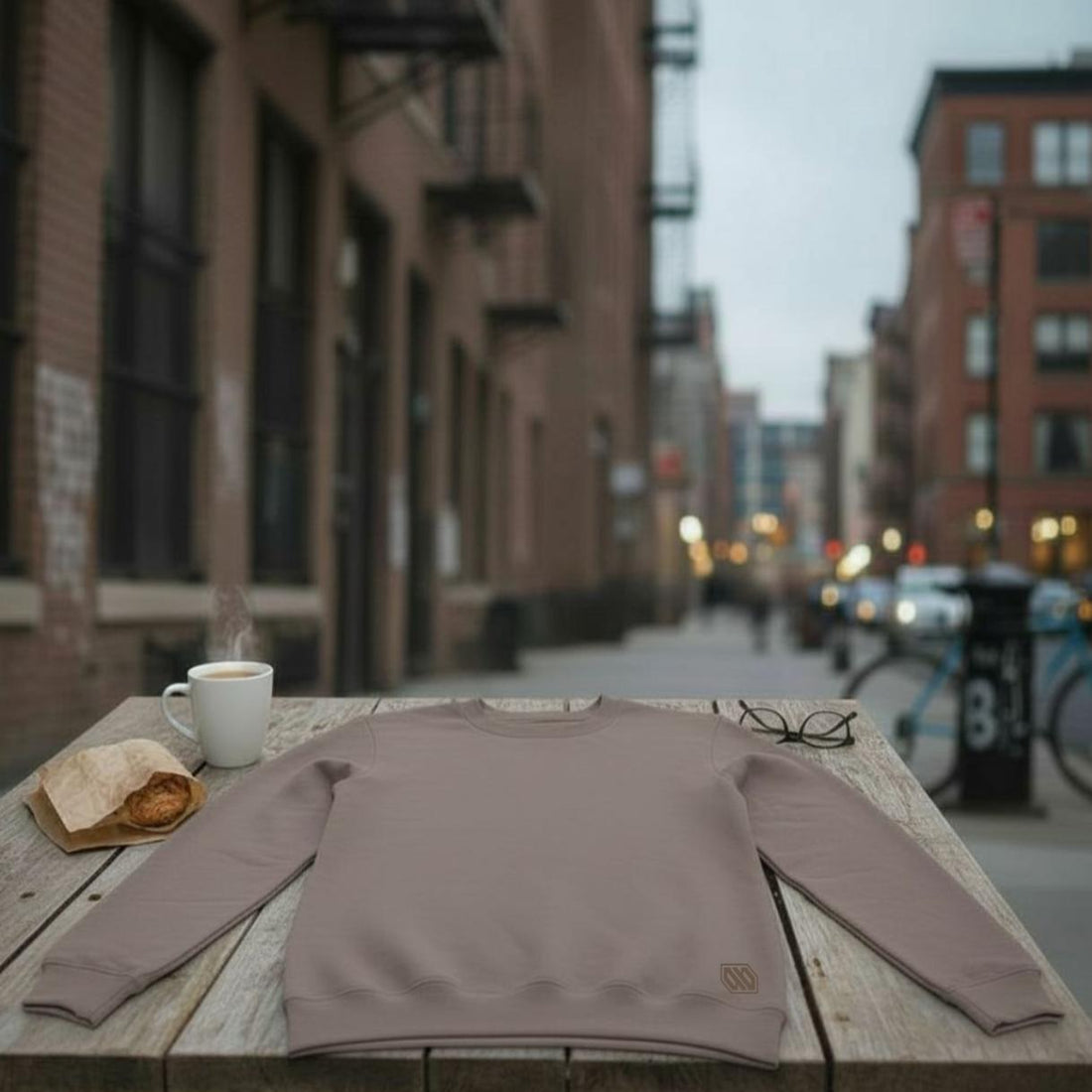 Felpa Ghettoblaster Basic crewneck brown