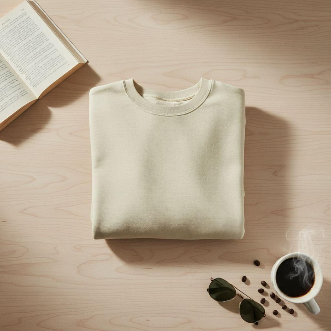 Felpa Ghettoblaster Basic crewneck butter