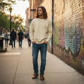 Felpa Ghettoblaster Basic crewneck butter