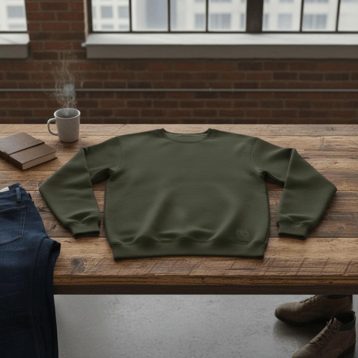 Felpa Ghettoblaster Basic crewneck khaki
