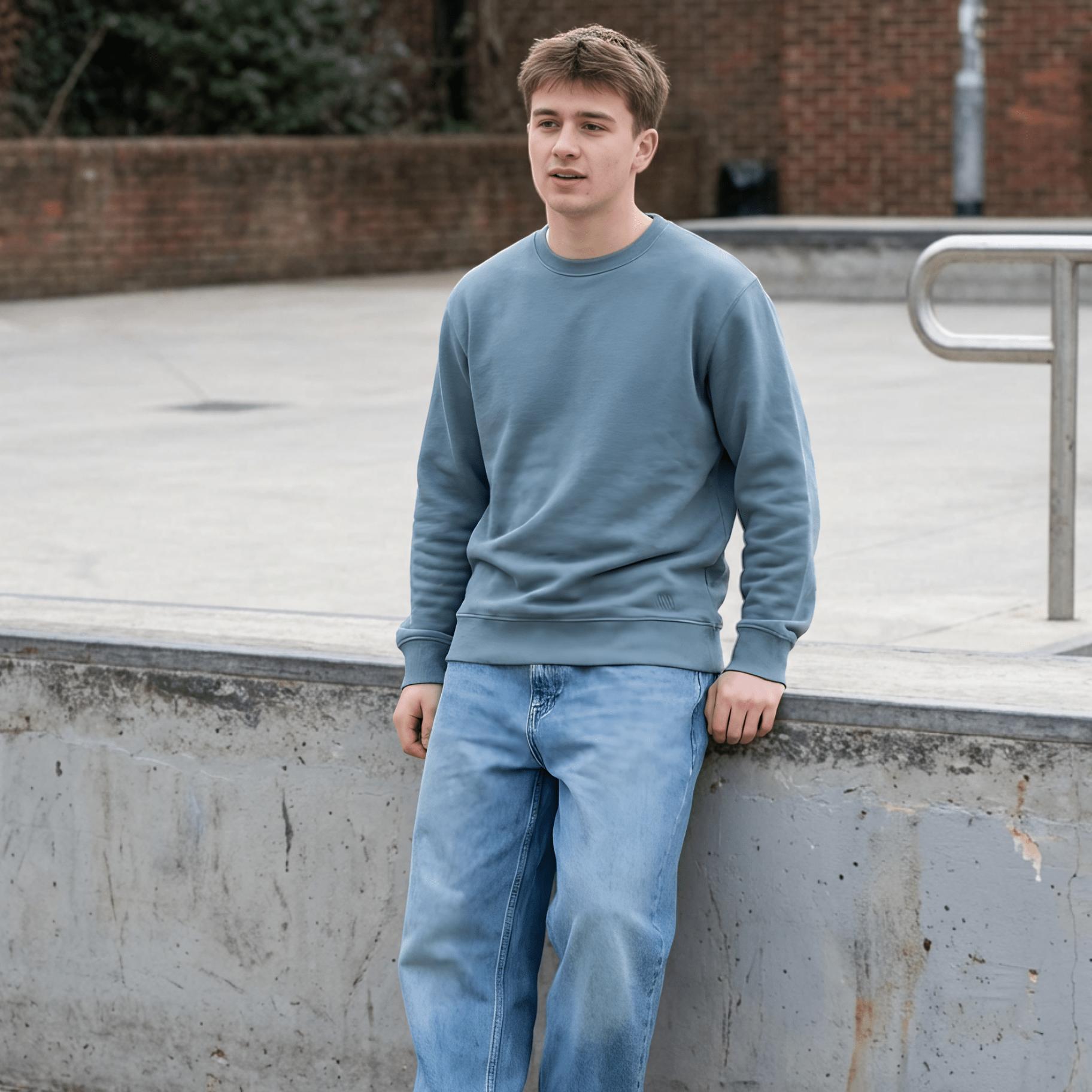 Felpa Ghettoblaster Basic crewneck verde salvia