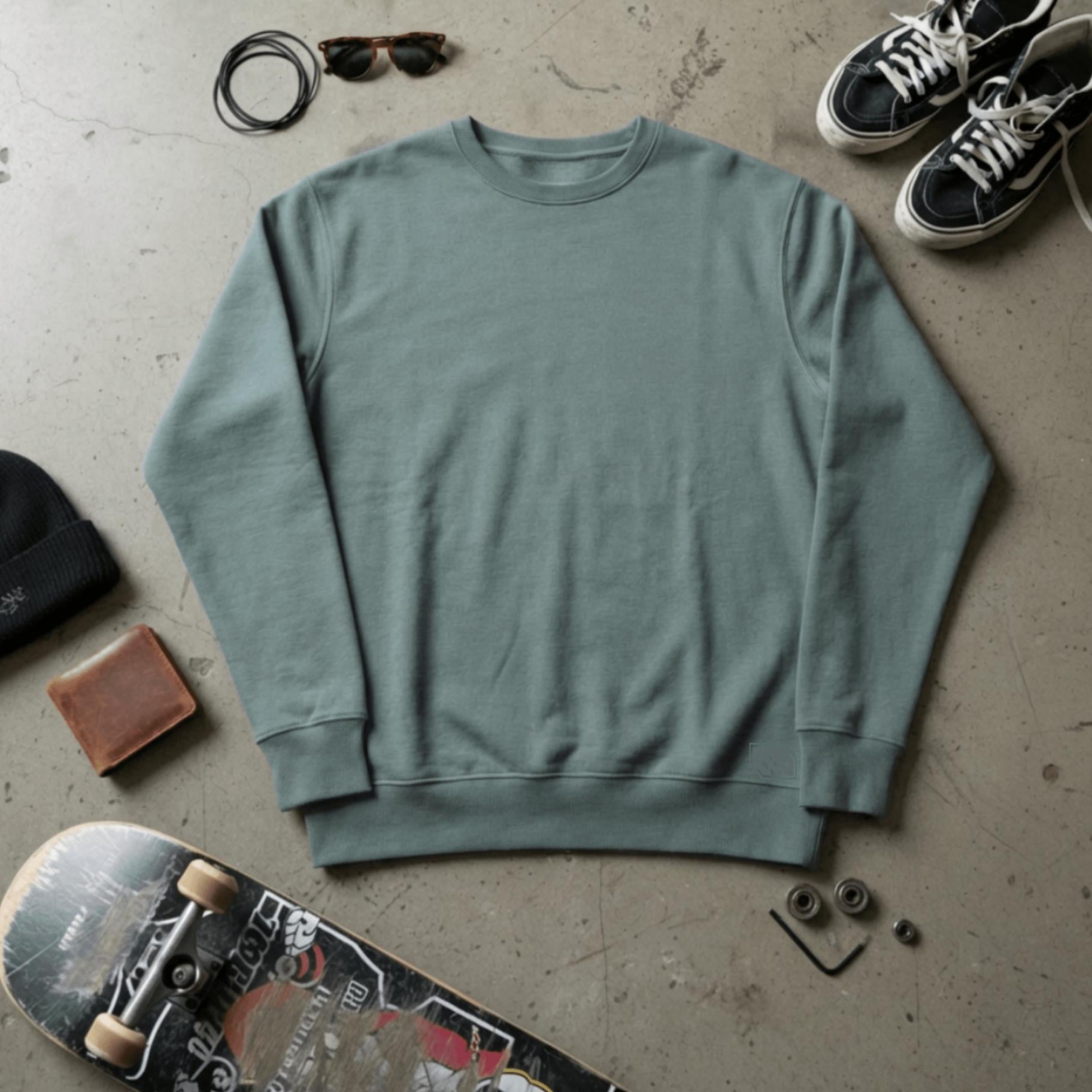 Felpa Ghettoblaster Basic crewneck verde salvia