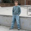 Felpa Ghettoblaster Basic crewneck verde salvia