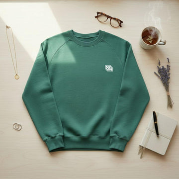 Felpa Ghettoblaster Central crewneck eucalyptus green