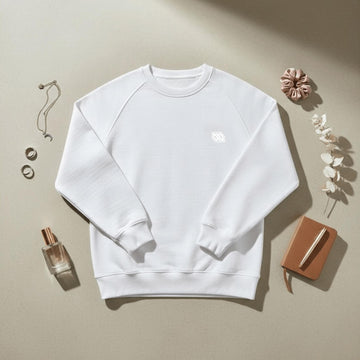 Felpa Ghettoblaster Central crewneck white