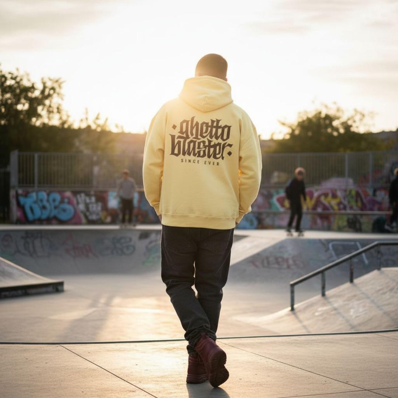 Felpa Ghettoblaster Corporate hoodie limestone