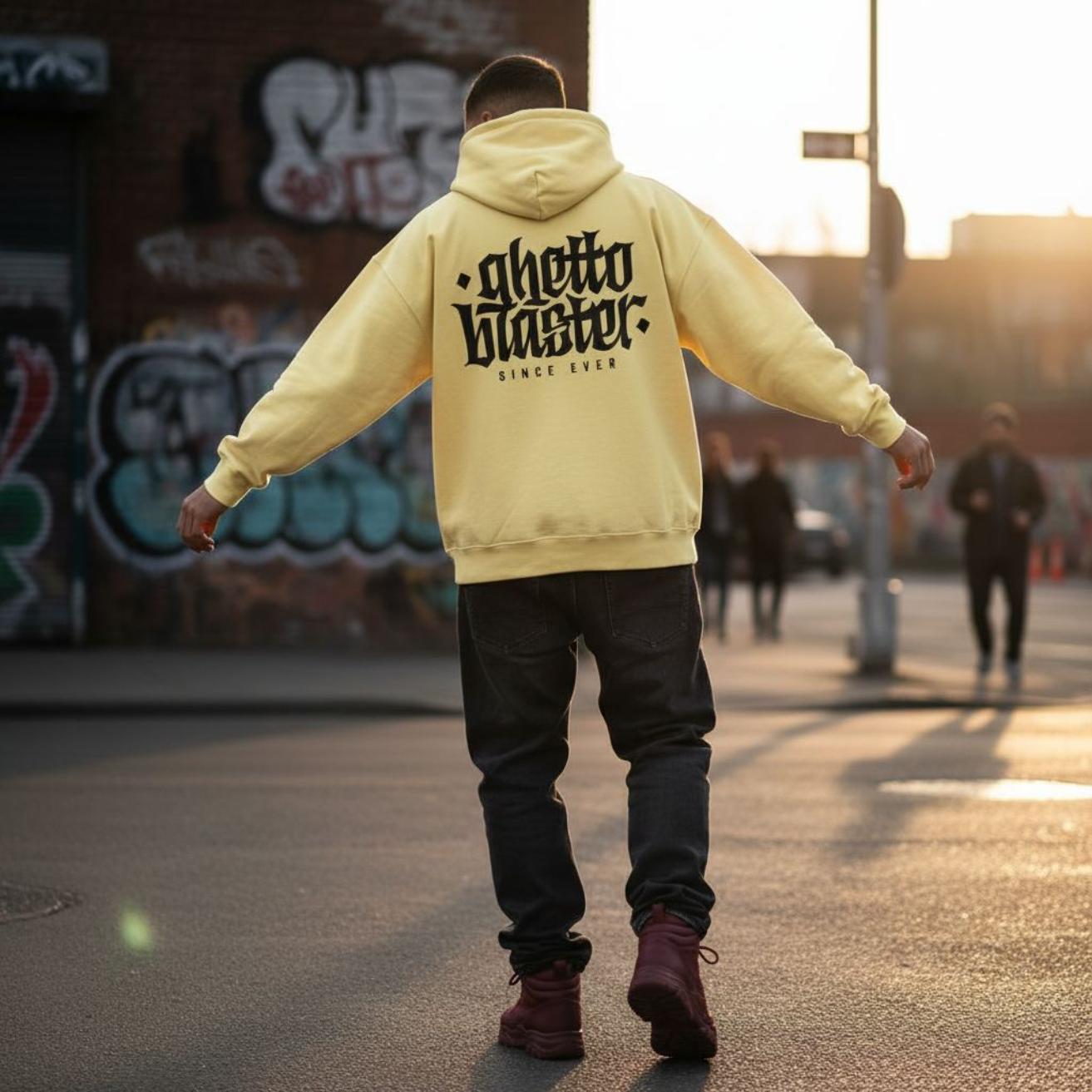 Felpa Ghettoblaster Corporate hoodie limestone