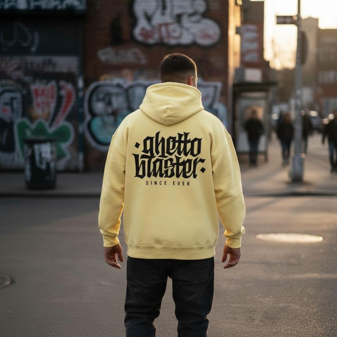 Felpa Ghettoblaster Corporate hoodie limestone