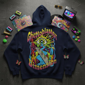 Mikina Ghettoblaster Dimension Navy