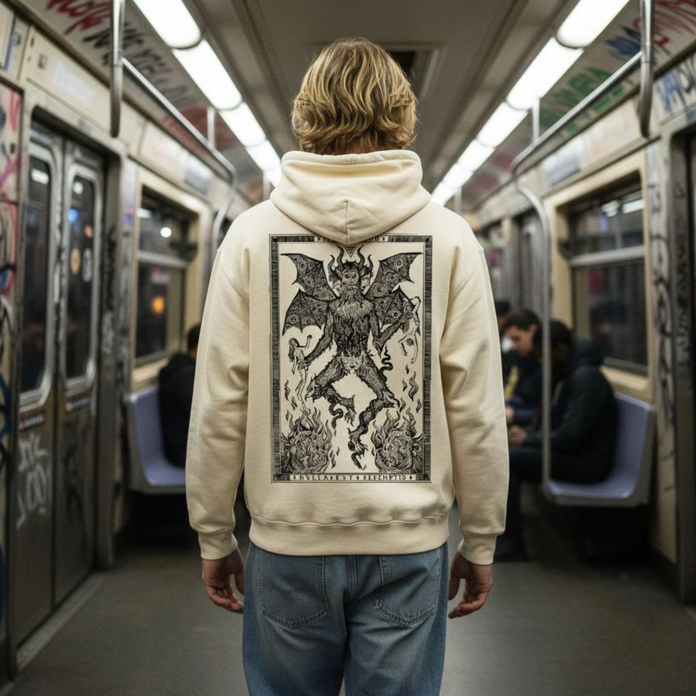 Felpa Ghettoblaster Inferno hoodie butter