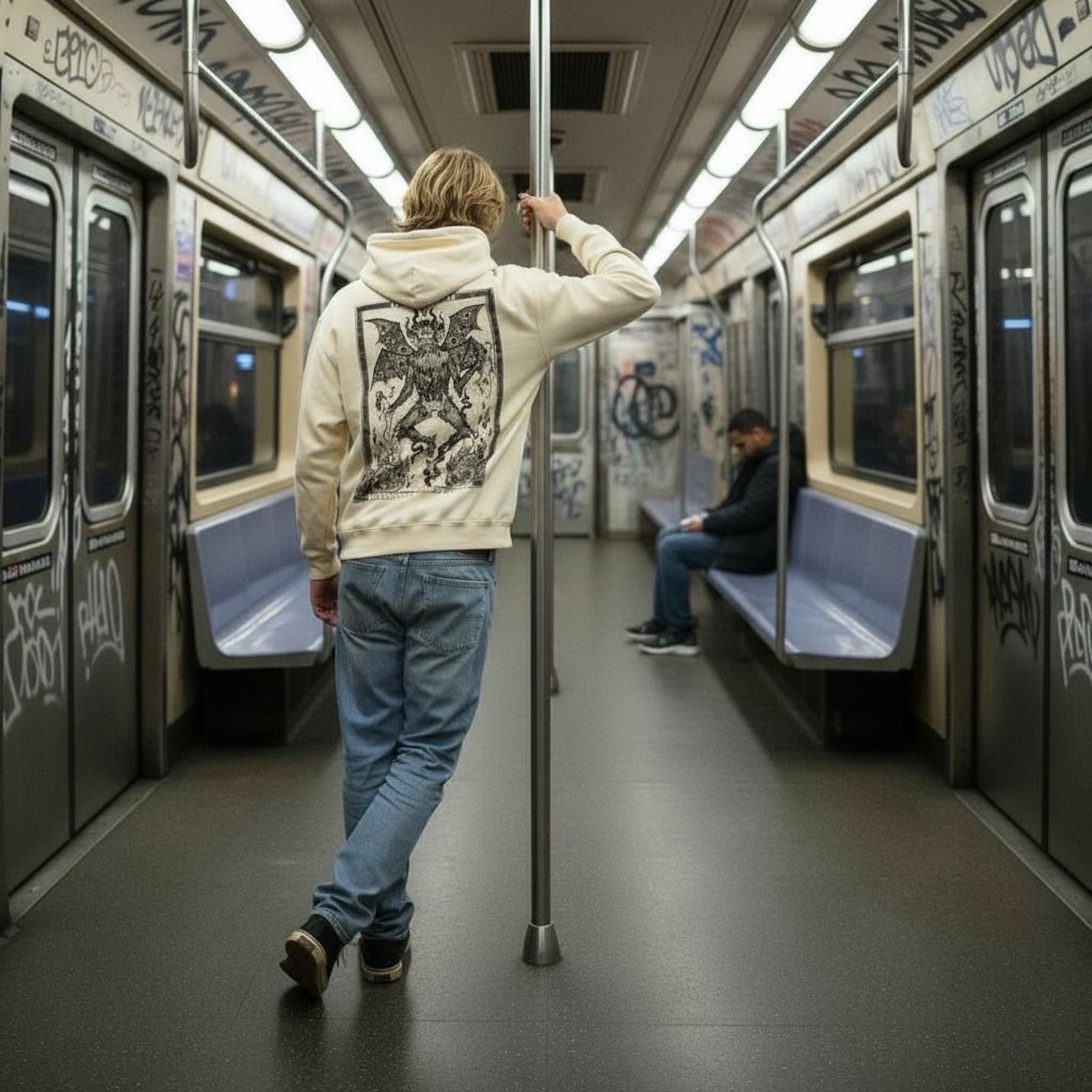 Felpa Ghettoblaster Inferno hoodie butter