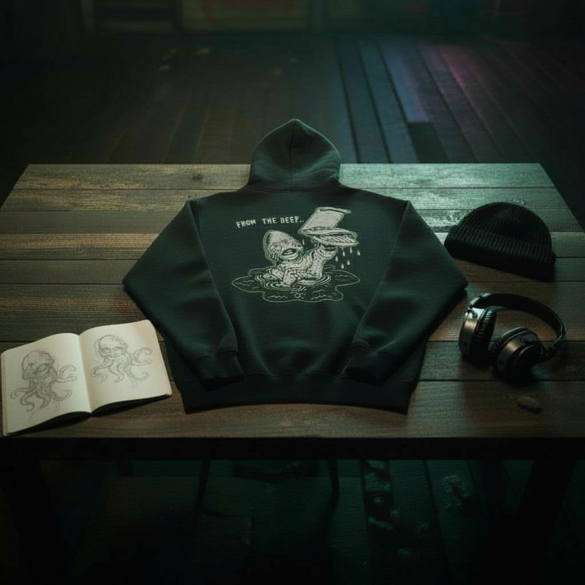 Felpa Ghettoblaster Lagoon hoodie black