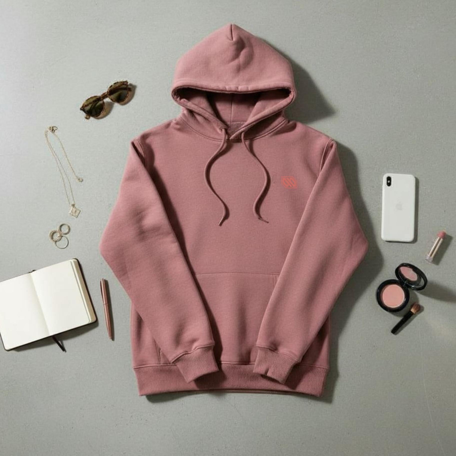 Felpa Ghettoblaster Logo hoodie ancient pink