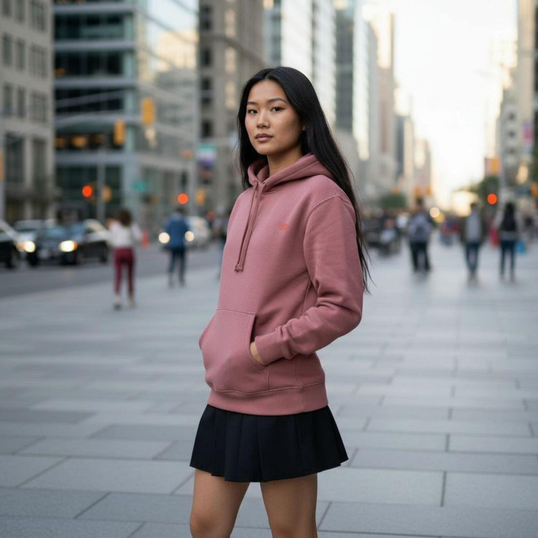 Felpa Ghettoblaster Logo hoodie ancient pink