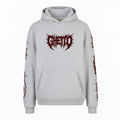 Felpa Ghettoblaster Metal hoodie heather grey