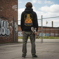 Felpa Ghettoblaster Pizza hoodie black