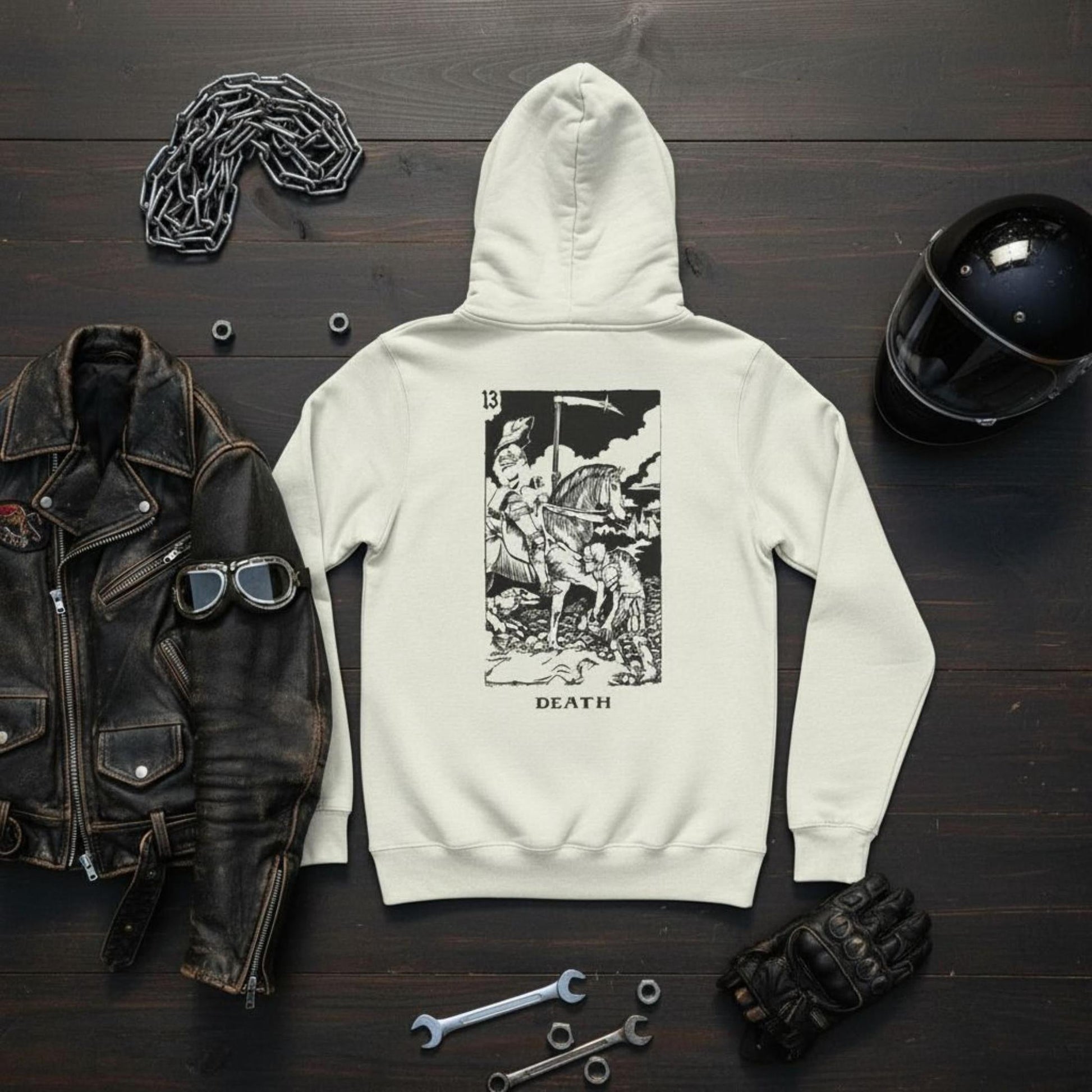 Felpa Ghettoblaster Tarots Death hoodie butter