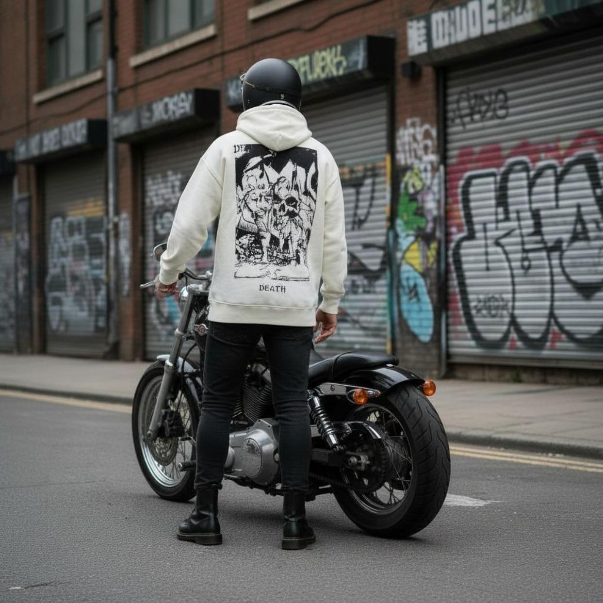 Felpa Ghettoblaster Tarots Death hoodie butter