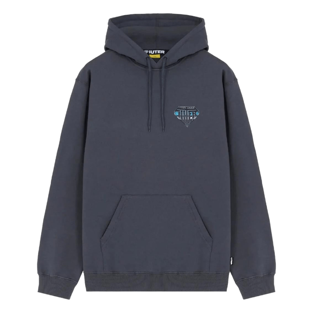 Felpa Iuter Metal Logo hoodie asphalt