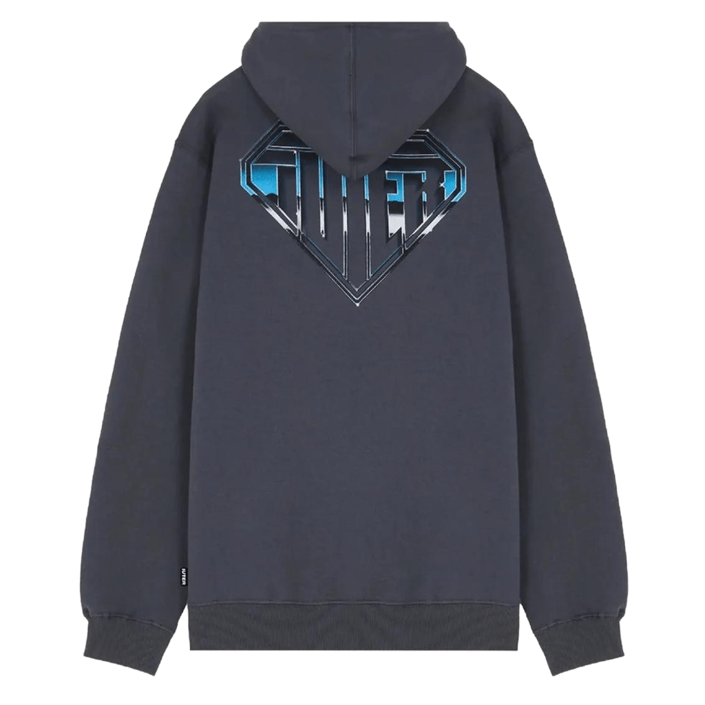 Felpa Iuter Metal Logo hoodie asphalt