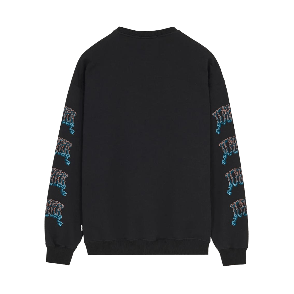 Felpa Iuter Stoner crewneck black