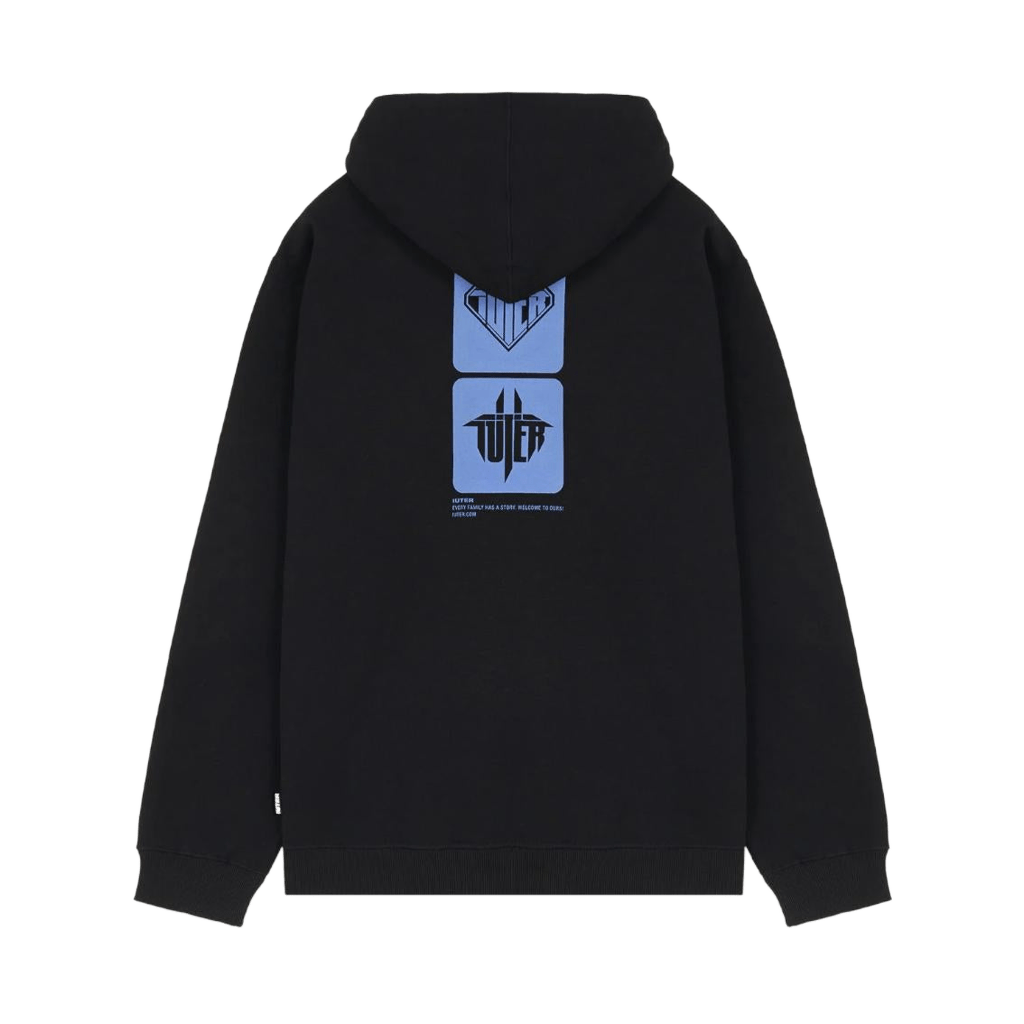 Felpa Iuter Tab hoodie black