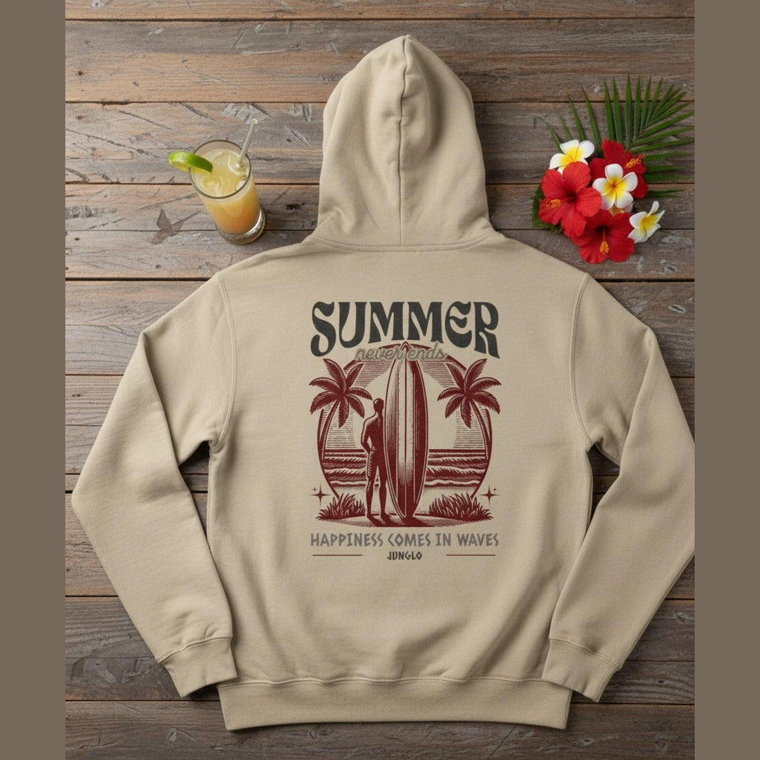 Felpa Junglo Summer never Ends Sand