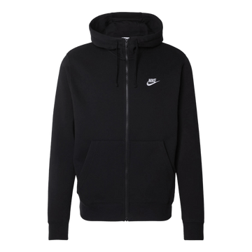 Felpa Nike Club Fleece hoodie zip black