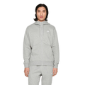 Felpa Nike Club Fleece hoodie zip dark grey