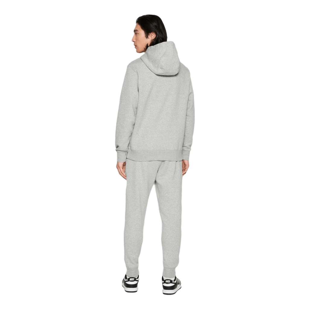 Felpa Nike Club Fleece hoodie zip dark grey