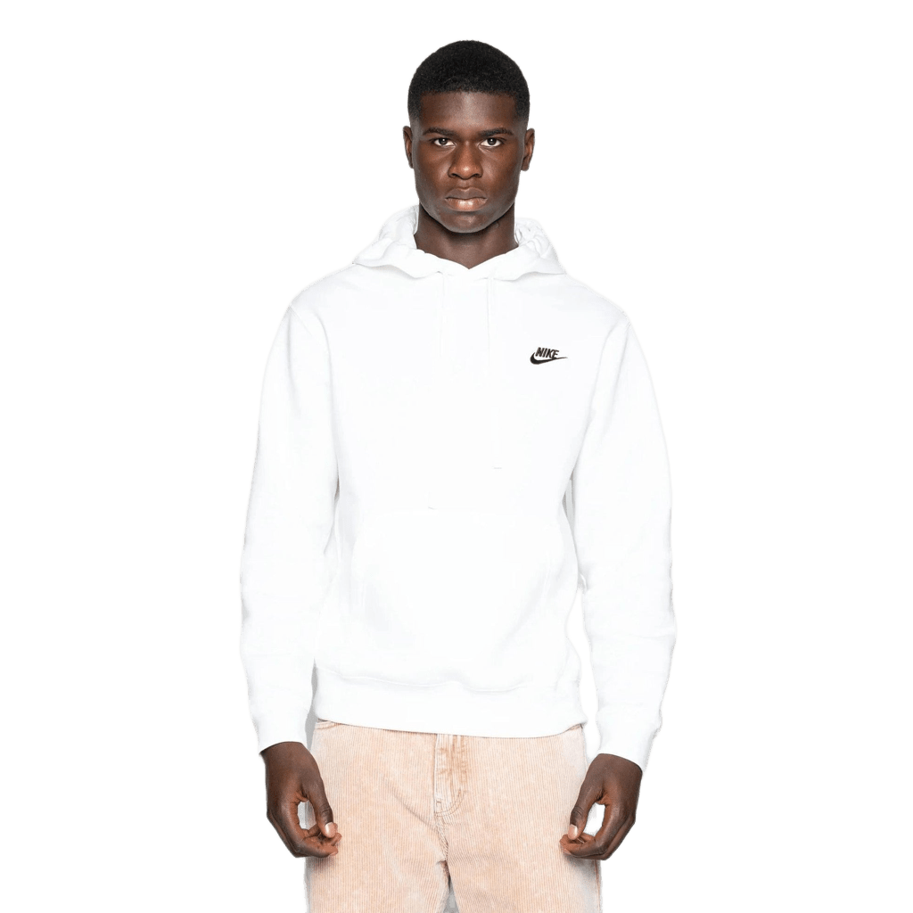 Felpa Nike Sportswear Club Hood white