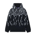 Felpa Octopus Bones hoodie black