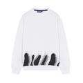 Felpa Octopus Lower crewneck white
