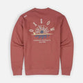 Felpa Oxbow Sandbar Red