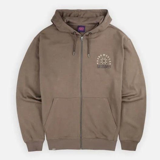 Felpa Oxbow Sandwaves Zip Pebble