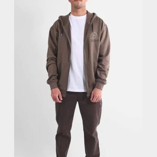 Felpa Oxbow Sandwaves Zip Pebble