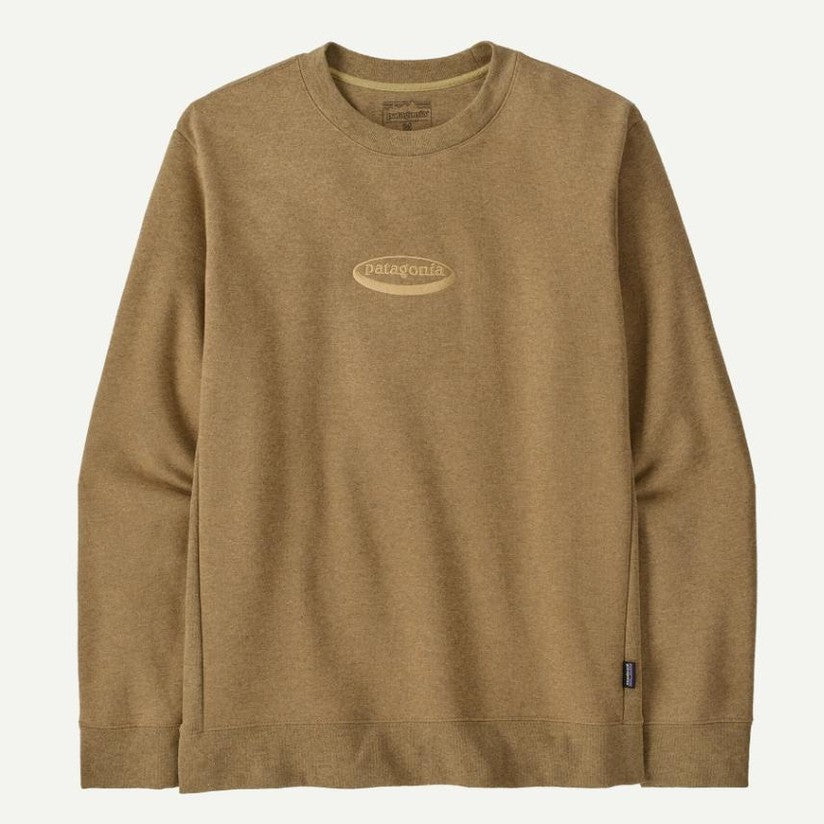 Felpa Patagonia '95 Oval Logo Swea Beige