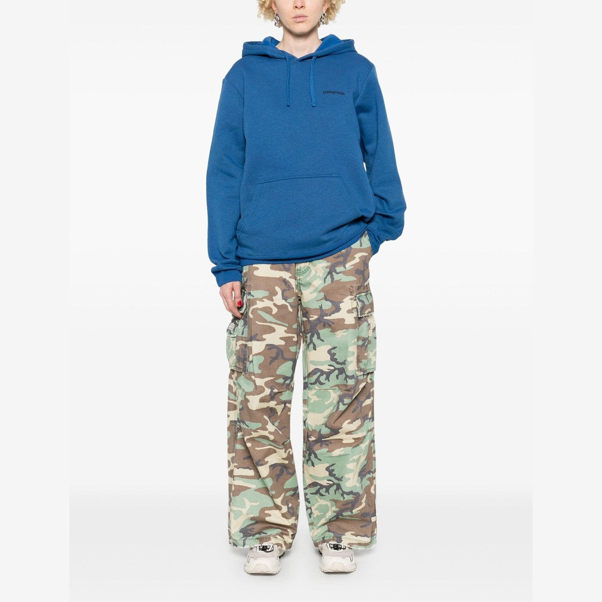 Felpa Patagonia Boardshort Logo Uprisal Hoody endless blue