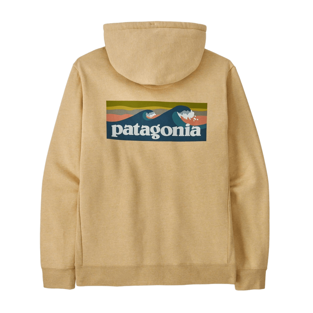 Felpa Patagonia Logo Uprisal hoodie beeswax tan