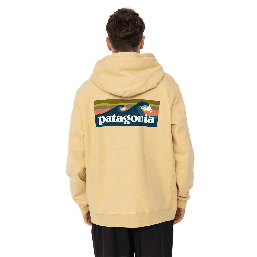 Felpa Patagonia Logo Uprisal hoodie beeswax tan
