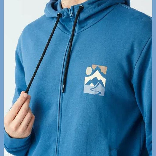 Felpa Picture Kenoma Zip Serenity Blue