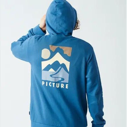 Felpa Picture Kenoma Zip Serenity Blue